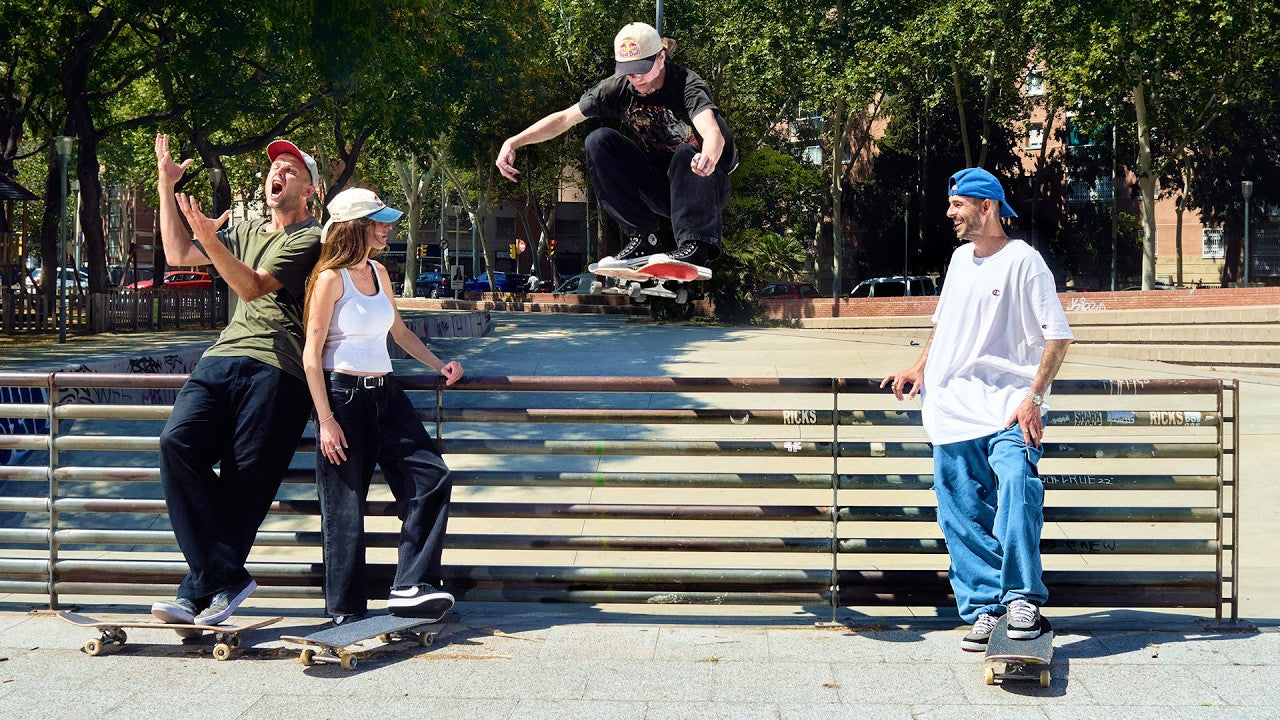 BARCELONA SKATE SPOT CHALLENGE WITH THE RED BULL SQUAD